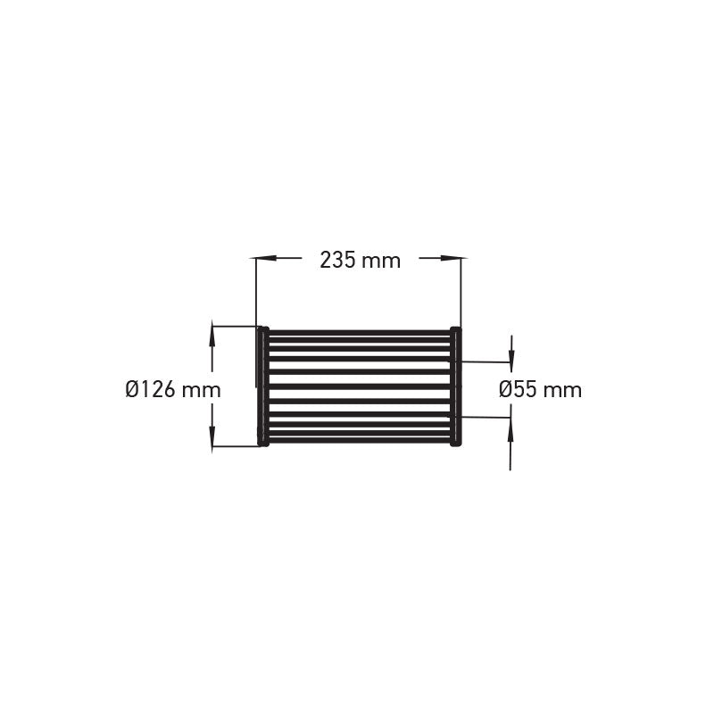 Superfine Antimicrobial paper filter 9.25in x 5in - Wellis