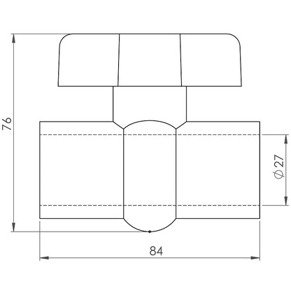 Ball valve 20S-20S