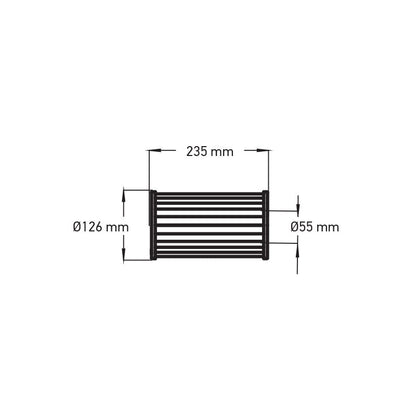 Superfine Antimicrobial paper filter 9.25in x 5in - Wellis
