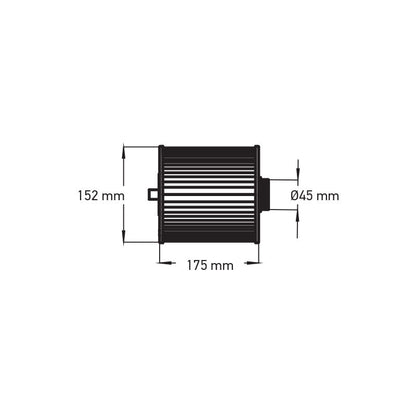 Superfine Antimicrobial paper filter 6.89in x 5.98in - Wellis